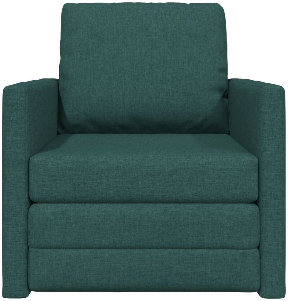 Sofa lova Tamsiai žalia 74 x 77 x 81 cm audinys