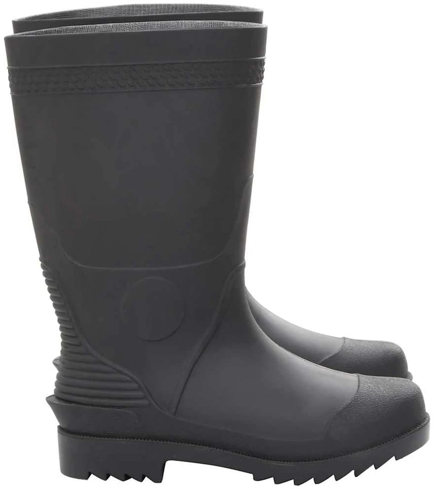 Guminiai batai, juodos spalvos, PVC, 39 dydžio