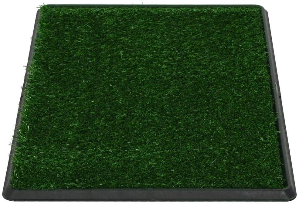 Gyvūnų tualetai su padėklais/dirbtine žole, 2vnt., 76x51x3cm