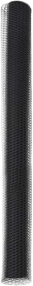 Heksagoninė tvora 1,5 x 50 m PVC Pilka