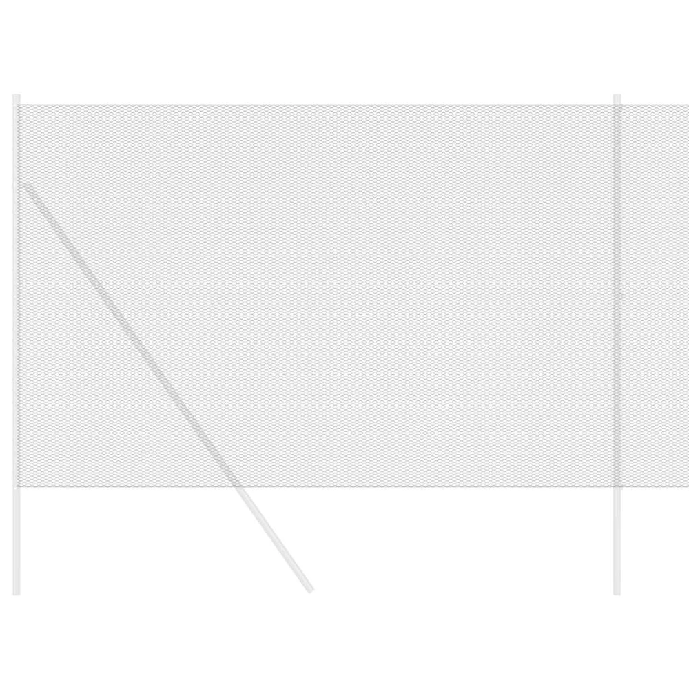 Heksagoninė tvora 1,6 x 50 m PVC Pilka