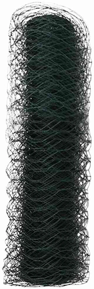 Heksagoninė tvora 0,6 x 25 m PVC Žalia