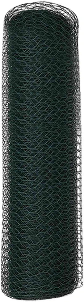 Heksagoninė tvora 0,8 x 10 m PVC Žalia