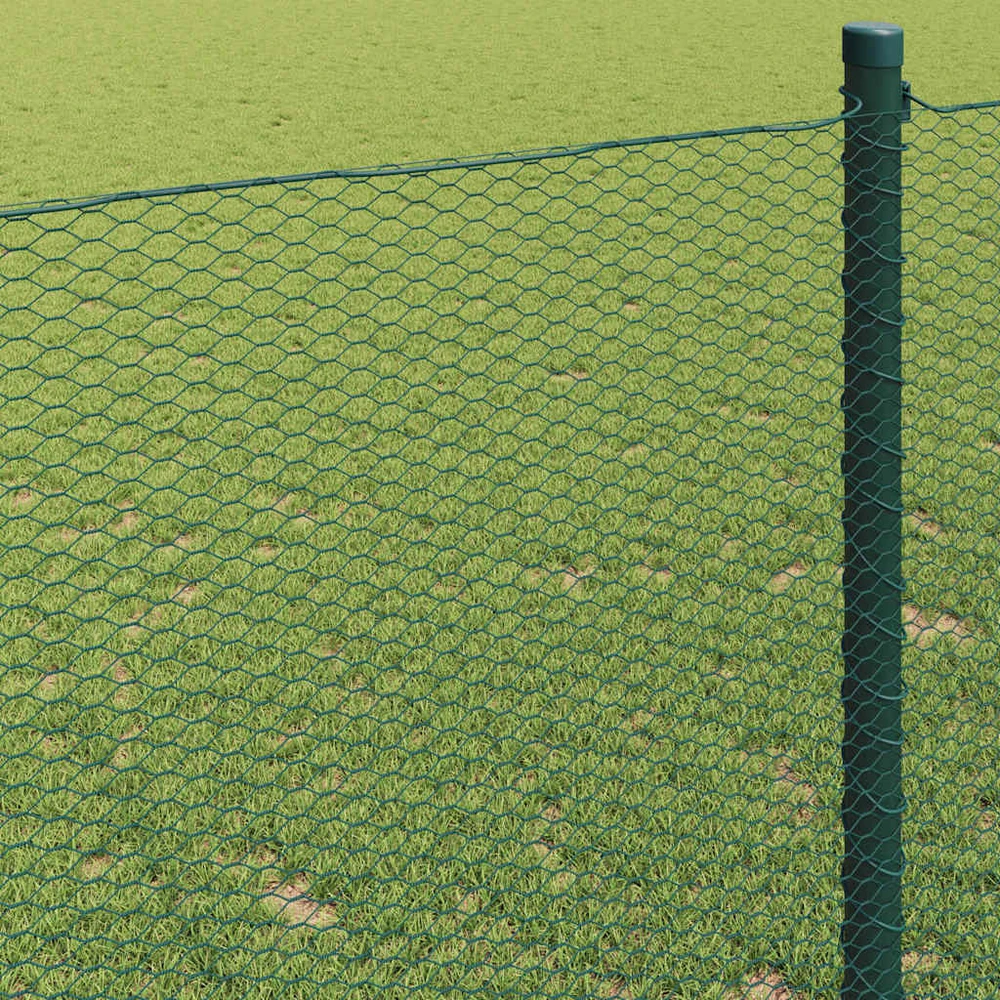 Heksagoninė tvora 1 x 50 m PVC Žalia