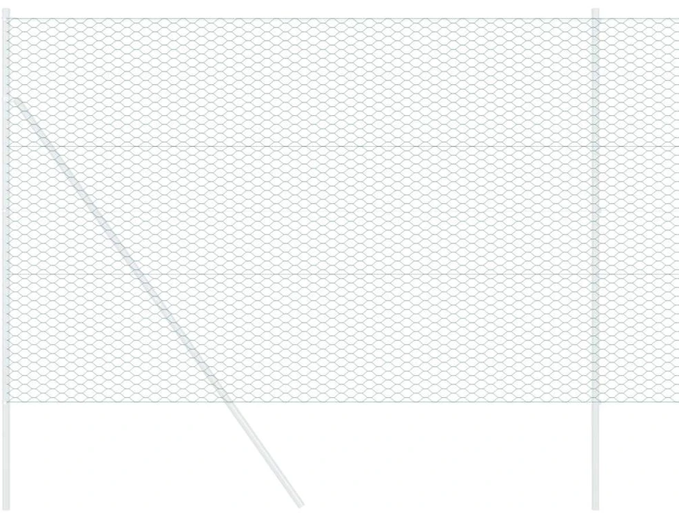 Heksagoninė tvora 1,4 x 25 m PVC Žalia