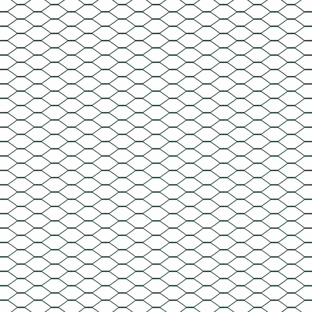 Heksagoninė tvora 1,4 x 50 m PVC Žalia