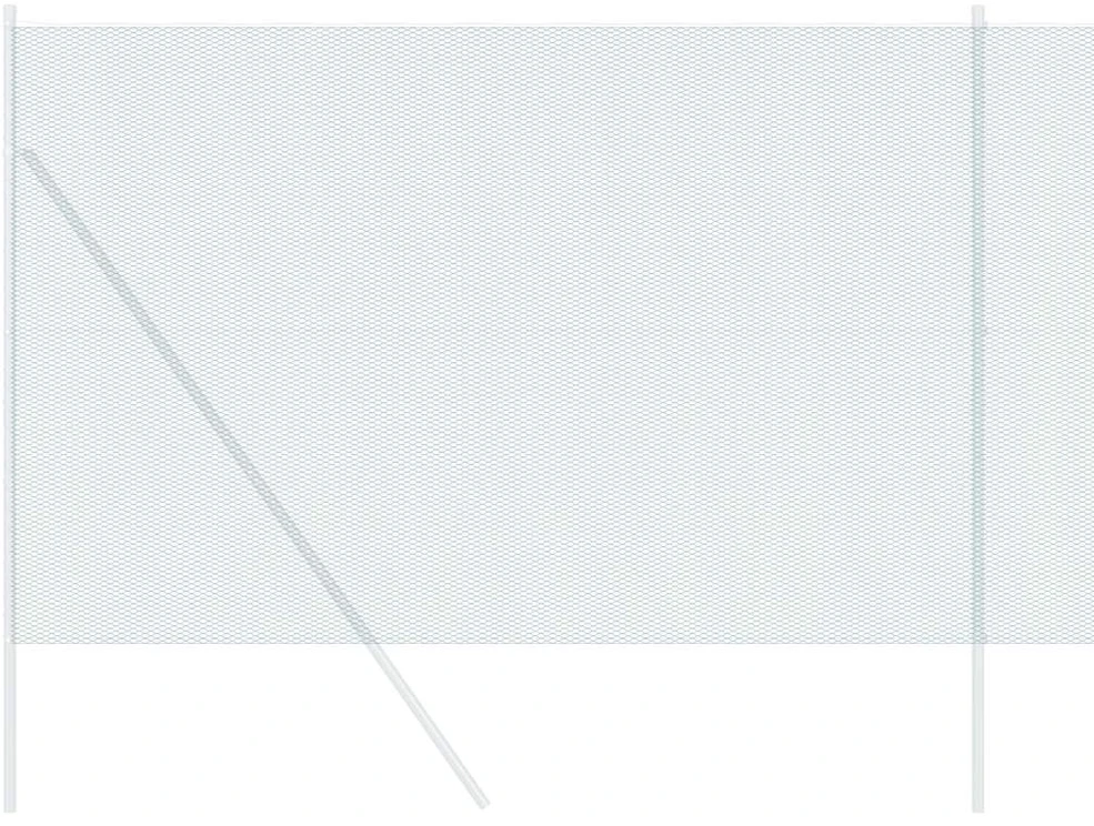 Heksagoninė tvora 1,5 x 10 m PVC Žalia