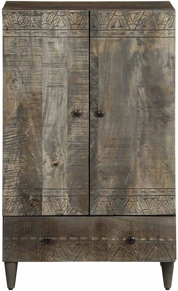 Highboard 60x33x100 cm Masyvo medžio mango