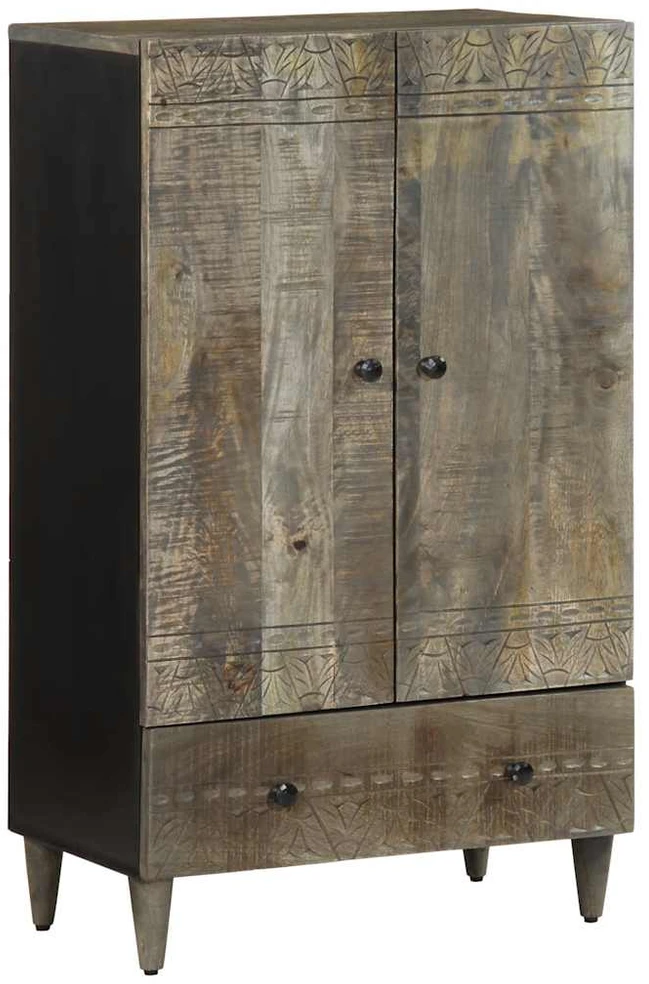 Highboard 60x33x100 cm Masyvo medžio mango