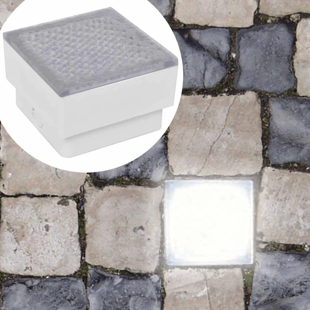 Įleidžiami LED šviestuvai, 6vnt., 100x100x68mm