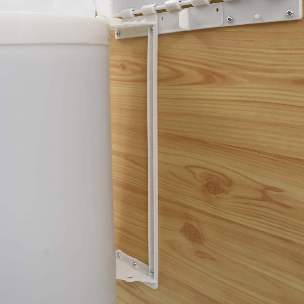 Įmontuojama virtuvės šiukšliadėžė, plastikas, 12l