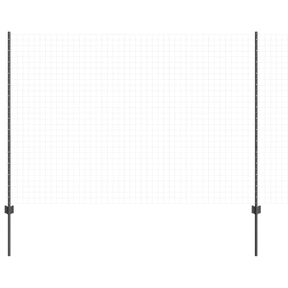 Įmontuotas tvoros stulpas 11 vnt. Pilka 200 cm