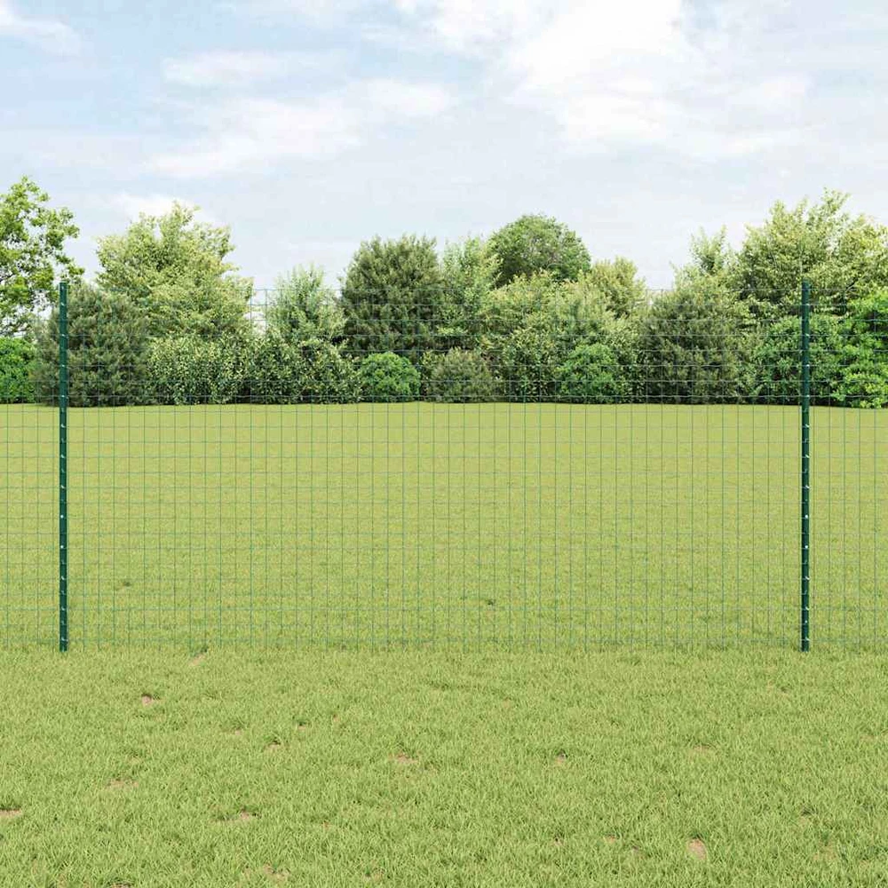 Įmontuotas tvoros stulpas 11 vnt. Žalia 160 cm
