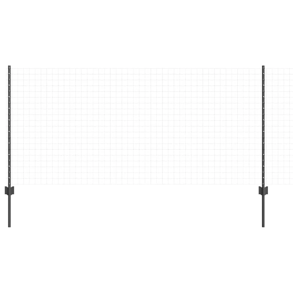 Įmontuotas tvoros stulpas 5 vnt. Pilka 140 cm