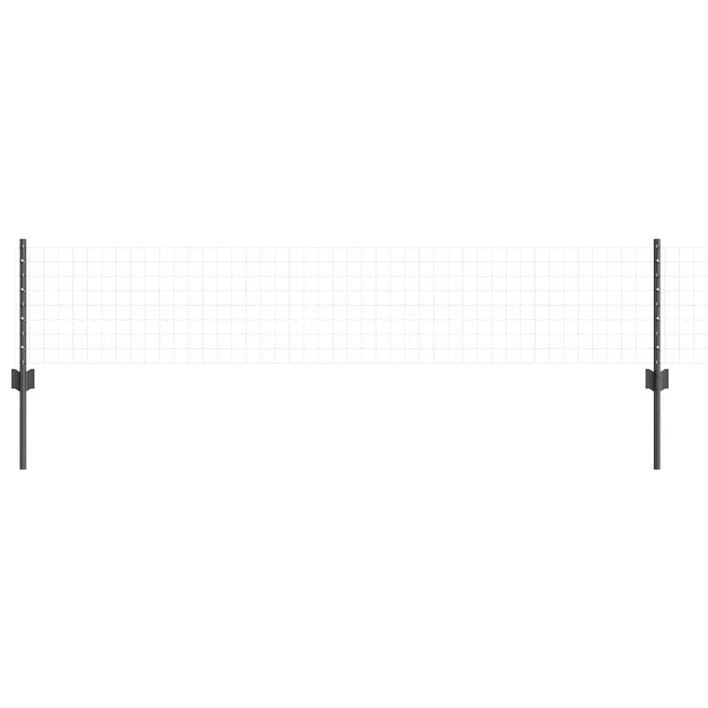Įmontuotas tvoros stulpas 5 vnt. Pilka 80 cm