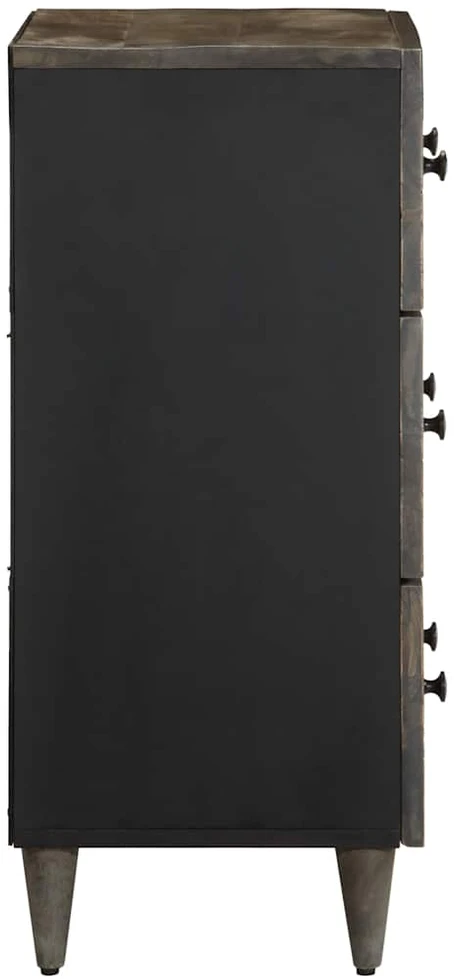indaujos 2 vnt Šviesiai pilka 60x33,5x75 cm medžio masyvo mango