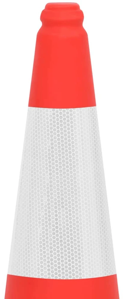 Įspėjamieji kūgiai su tvirtais pagrindais, 4vnt., 75cm