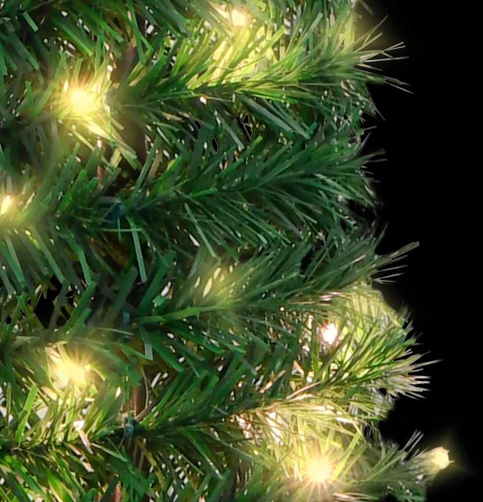 Išskleidžiama dirbtinė Kalėdų eglutė, žalia, 120cm, 50 LED