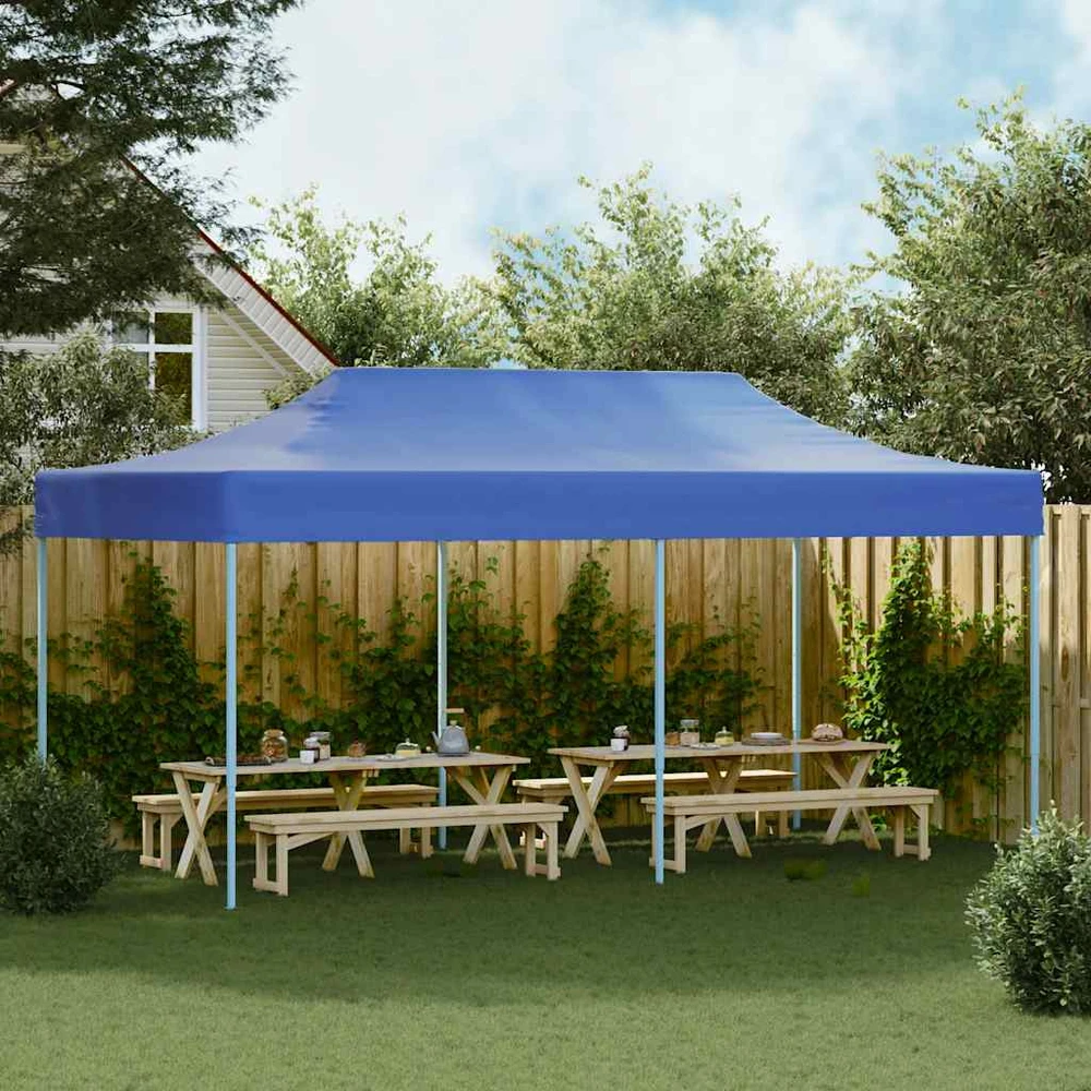 Išskleidžiama palapinė, 3x6m, mėlyna