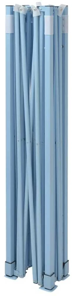 Pavėsinė su stogu, balta, 4,46x5,88x3,75m, polietilenas
