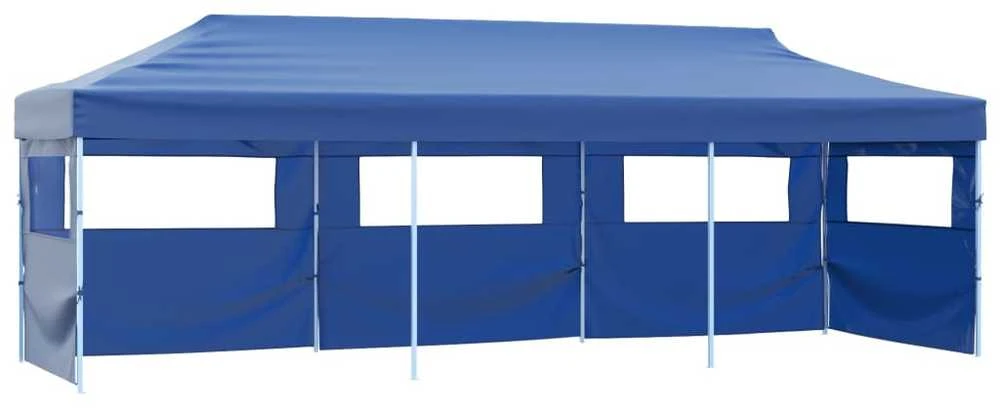 Išskleidžiama proginė palapinė, kreminės spalvos, 3x9m