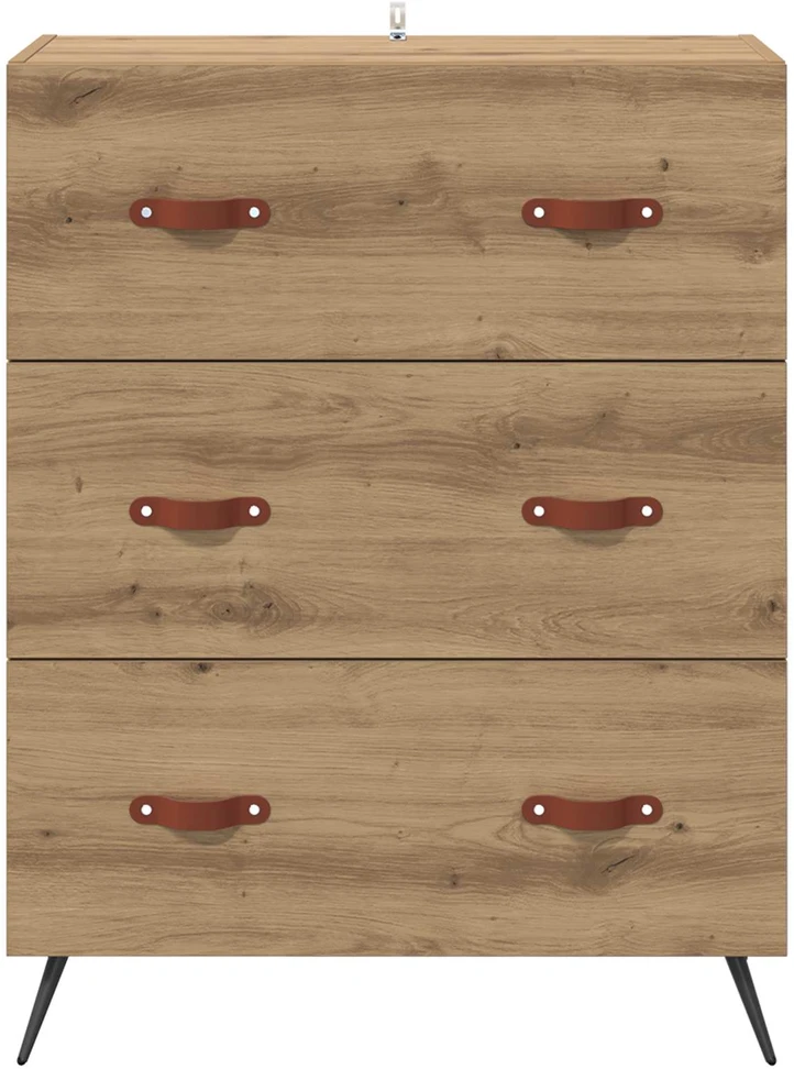 Ištraukalas spinta 3-Dėžė Amatinė Ąžuolas 69,5 x 34 x 90 cm