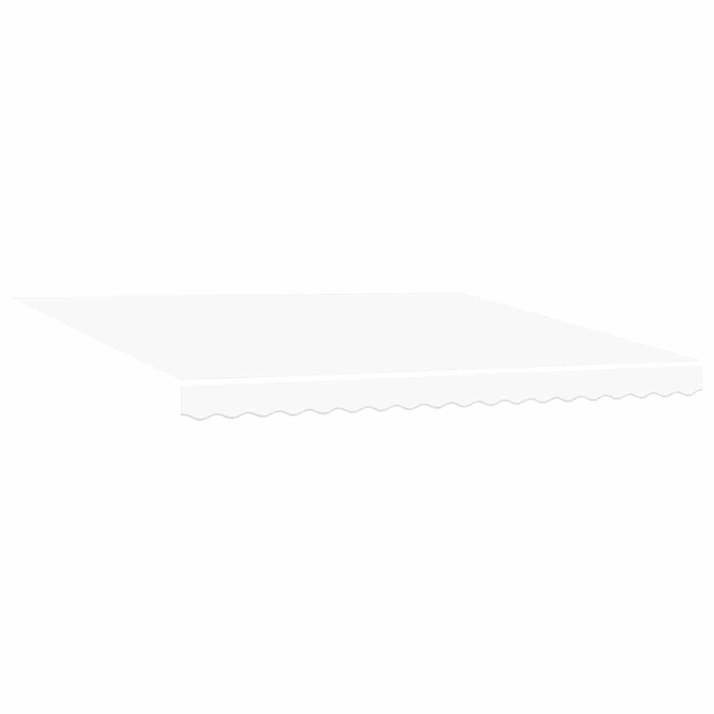Ištraukiama markizė Balta 400 × 350 cm Audinys ir aliuminis