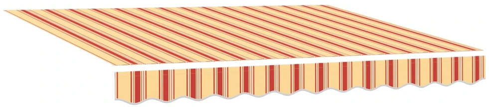 Ištraukiama markizė Geltona ir Oranžinė 300 x 250 x 165 cm