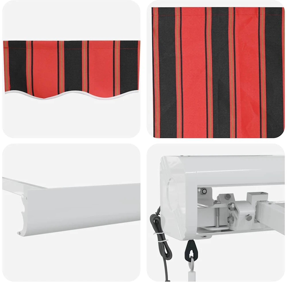 Ištraukiama markizė Oranžinė ir ruda 300 x 250 cm
