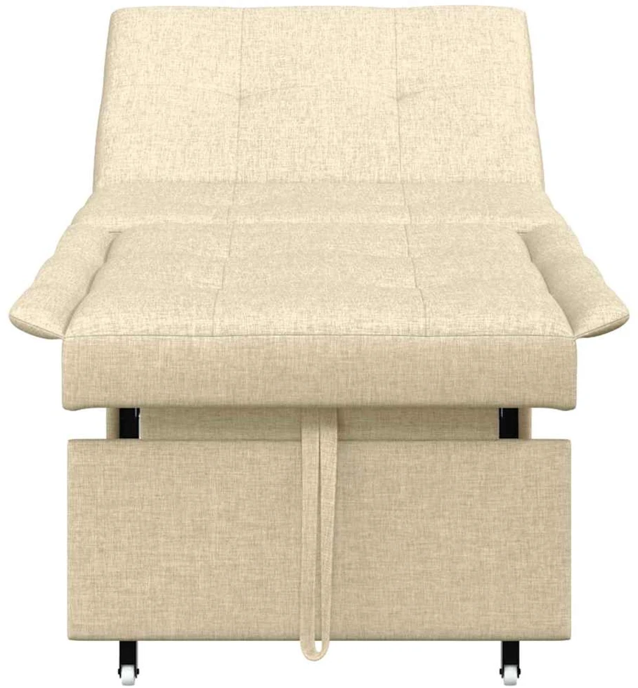 Ištraukiama sofa-lova Kreminė 194 x 50 x 82 cm audinys
