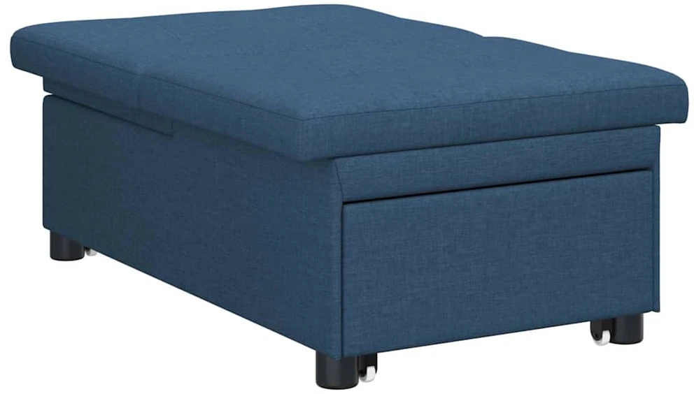 Ištraukiama sofa-lova Mėlyna 194 x 50 x 82 cm audinys