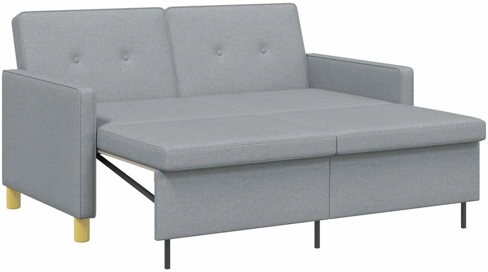 Ištraukiama sofa-lova Šviesiai pilka 154 x 94,5 x 80,5 cm