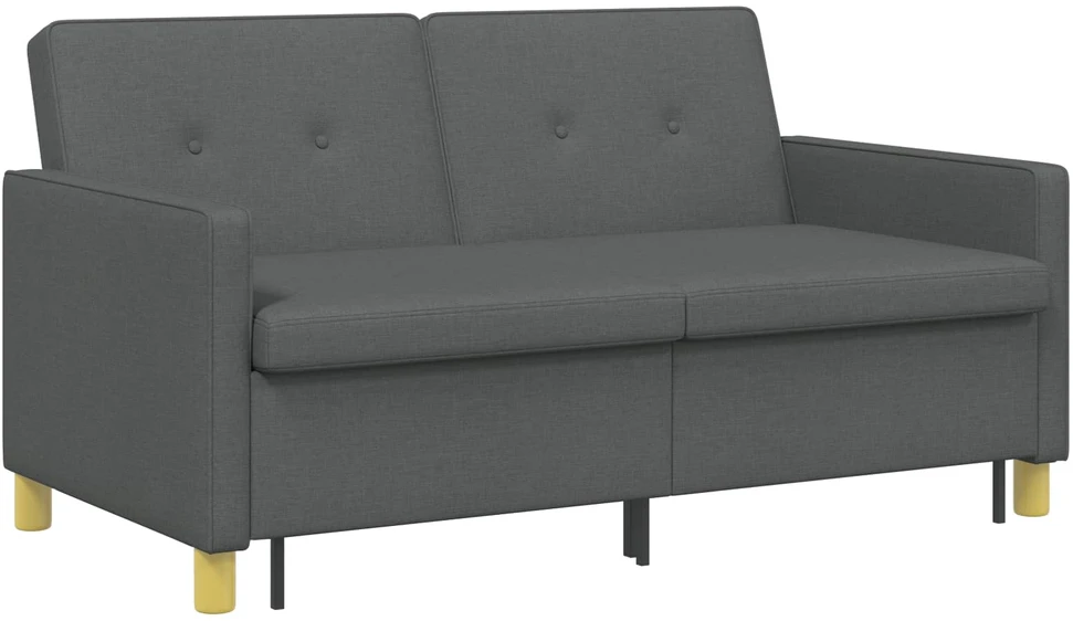 Ištraukiama sofa-lova Tamsiai pilka Audinys