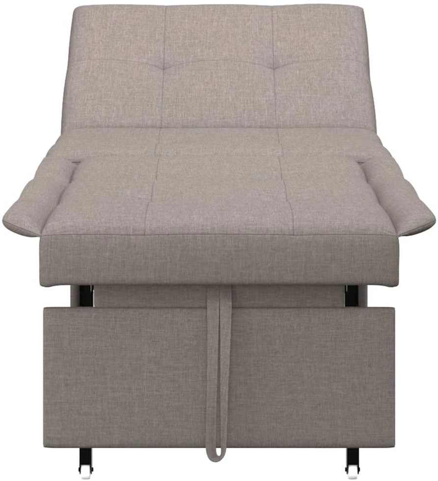 Ištraukiama sofa-lova Taupe 194 x 50 x 82 cm audinys