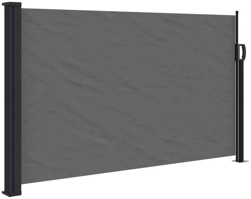 Ištraukiama šoninė markizė, antracito spalvos, 117x300cm