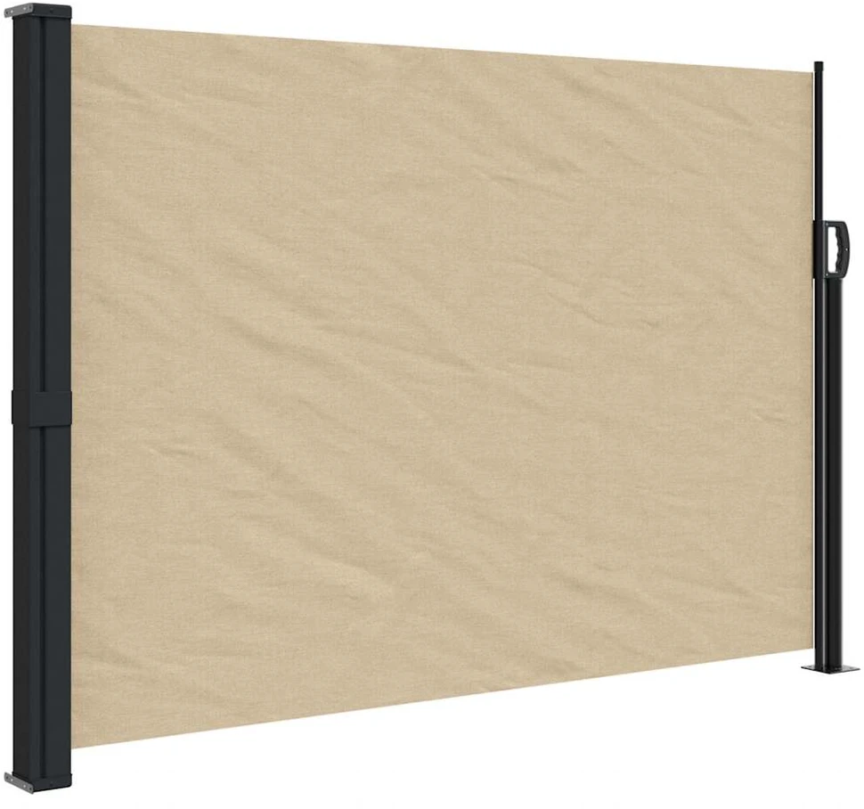 Ištraukiama šoninė markizė, smėlio spalvos, 140x300cm