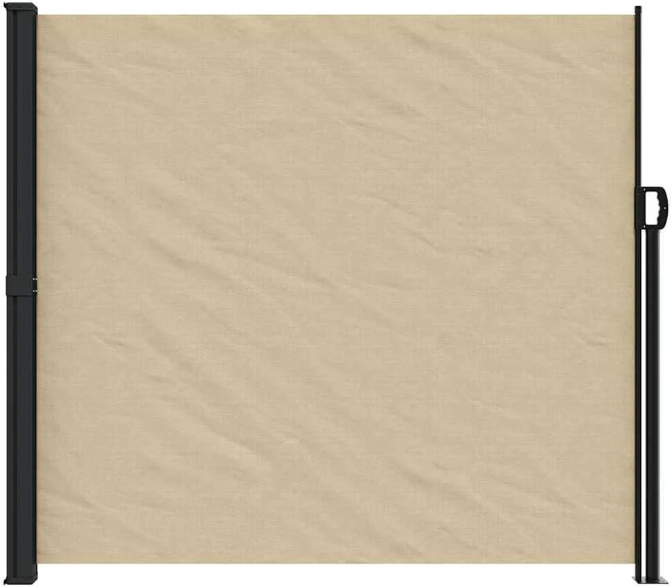 Ištraukiama šoninė markizė, smėlio spalvos, 180x600cm