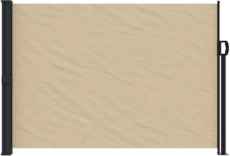 Ištraukiama šoninė markizė, smėlio spalvos, 140x300cm