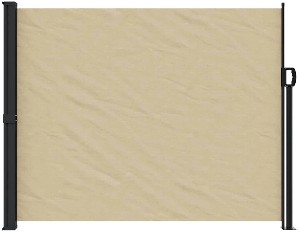 Ištraukiama šoninė markizė, smėlio spalvos, 160x300cm