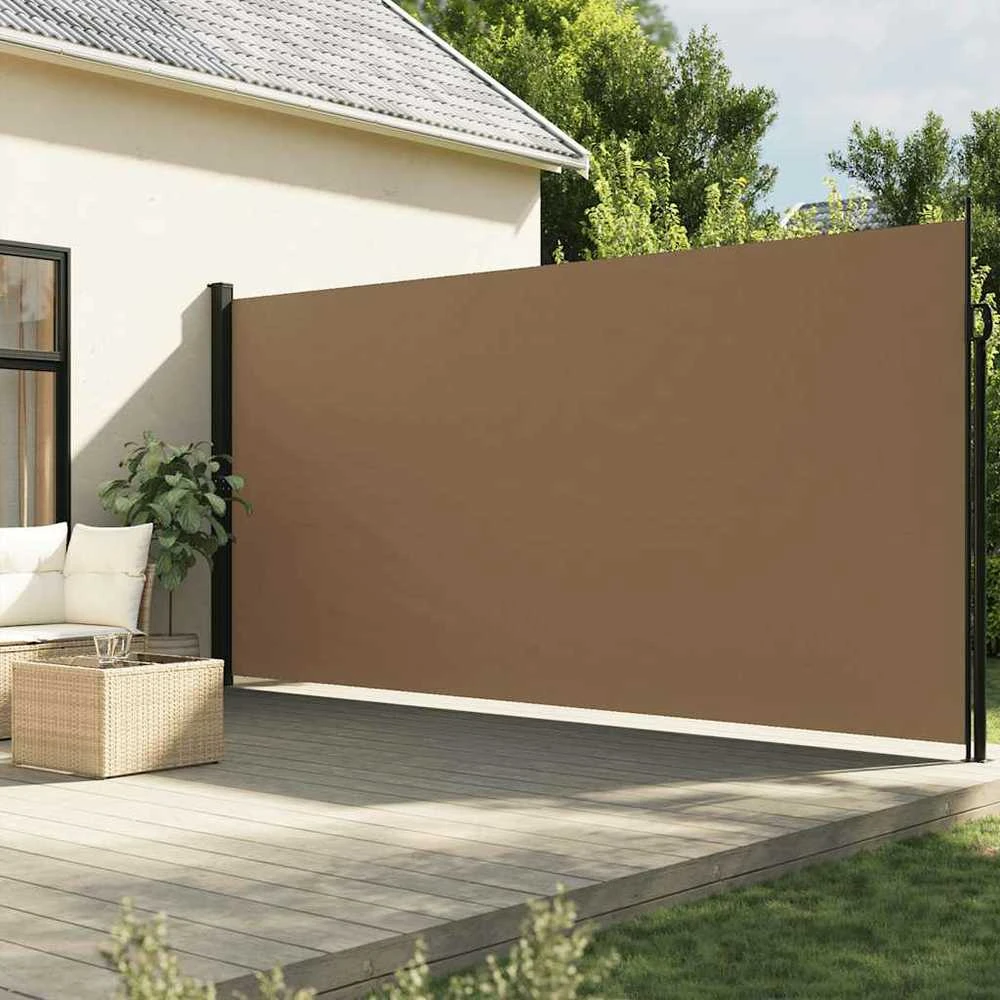Ištraukiama šoninė markizė, taupe spalvos, 220x600cm