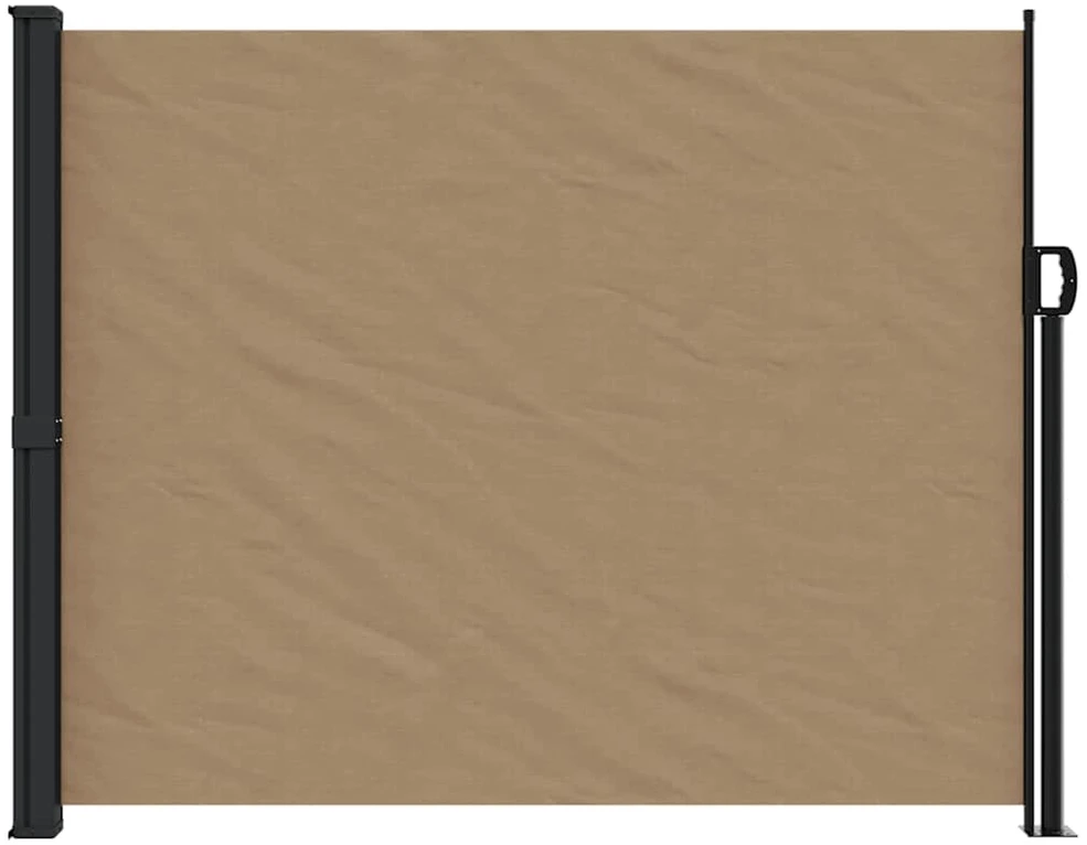 Ištraukiama šoninė markizė, taupe spalvos, 160x300cm