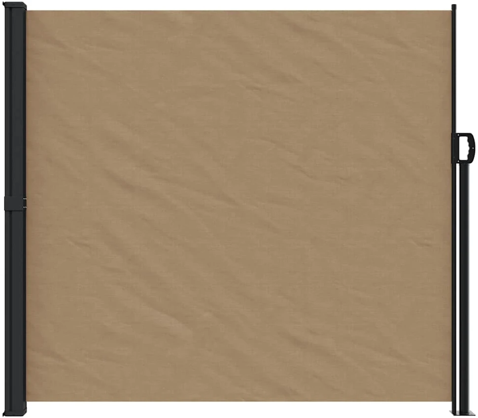 Ištraukiama šoninė markizė, taupe spalvos, 180x600cm