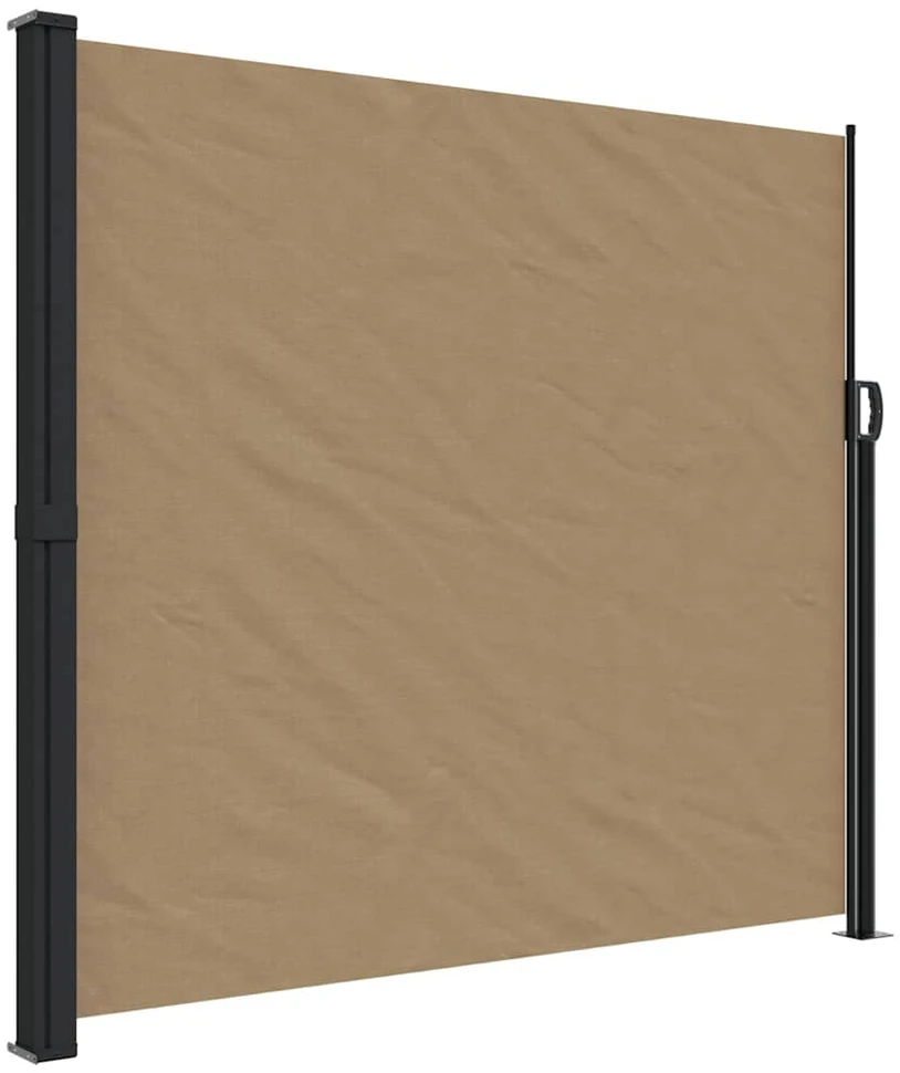Ištraukiama šoninė markizė, taupe spalvos, 180x600cm