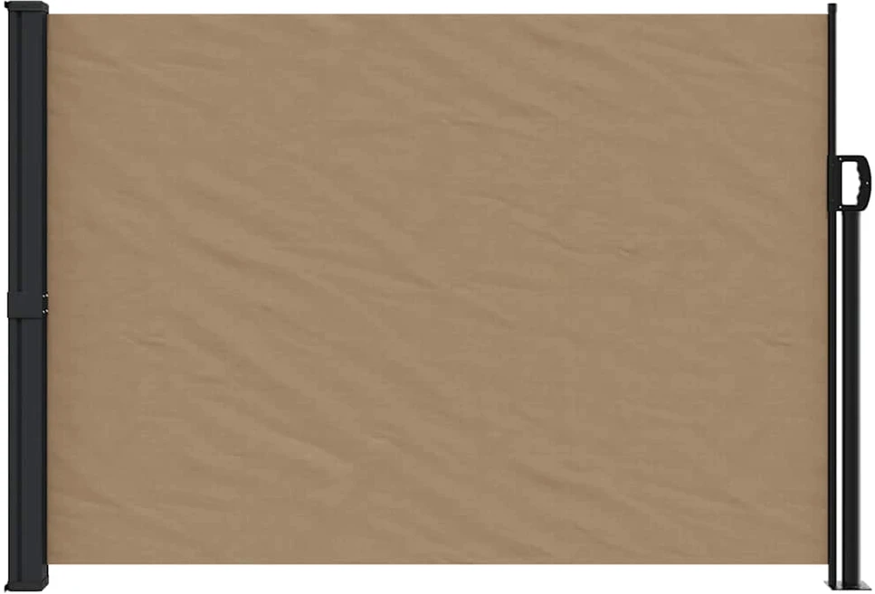 Ištraukiama šoninė markizė, taupe spalvos, 140x300cm