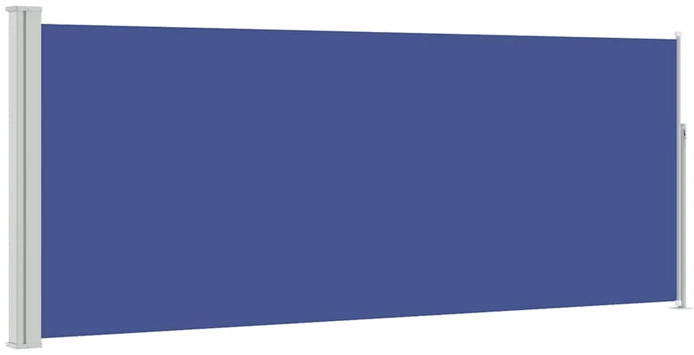 Ištraukiama šoninė pertvara, mėlyna, 120x300cm
