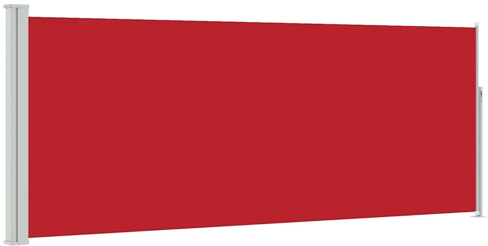 Ištraukiama šoninė pertvara, raudona, 120x300cm
