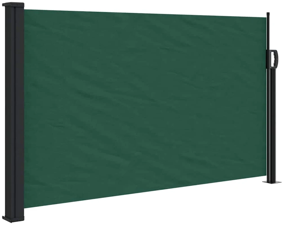 Ištraukiama šoninė pertvara, tamsiai žalios spalvos, 120x600cm