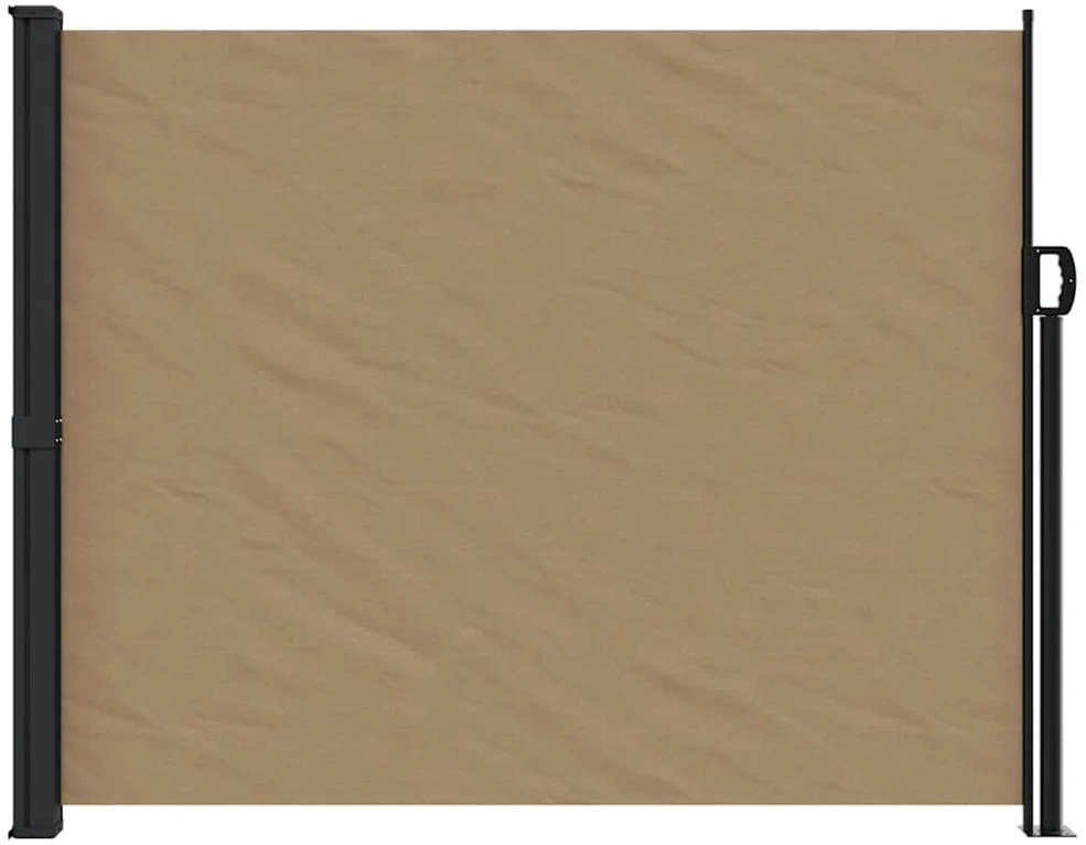 Ištraukiama šoninė pertvara, taupe spalvos, 160x600cm