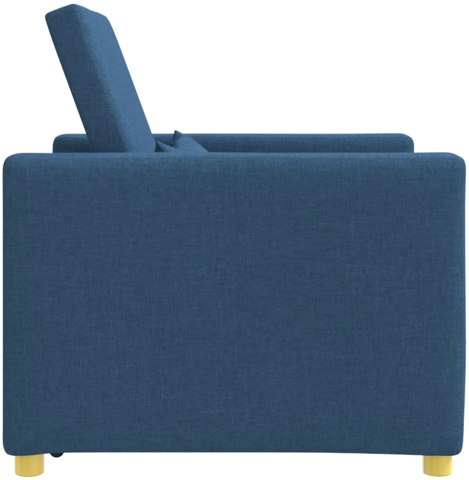 Ištraukiamas sofa-lova vienvietis Mėlyna 90 x 165 x 87 cm