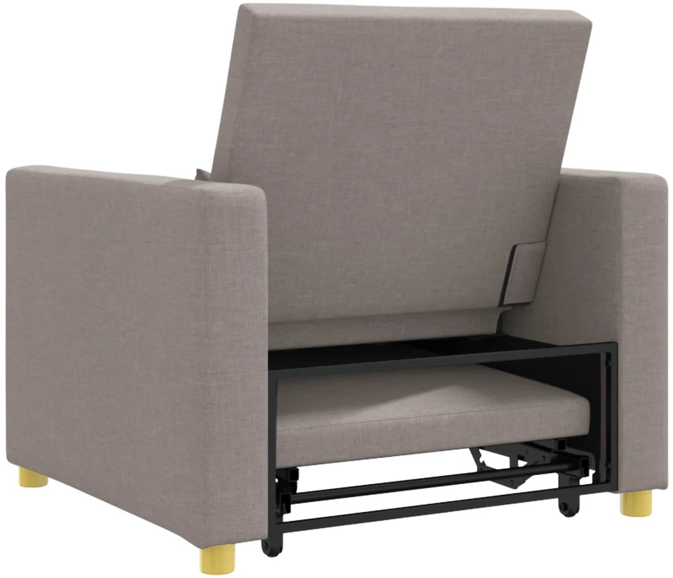 Ištraukiamas sofa-lova vienvietis Tortora audinys